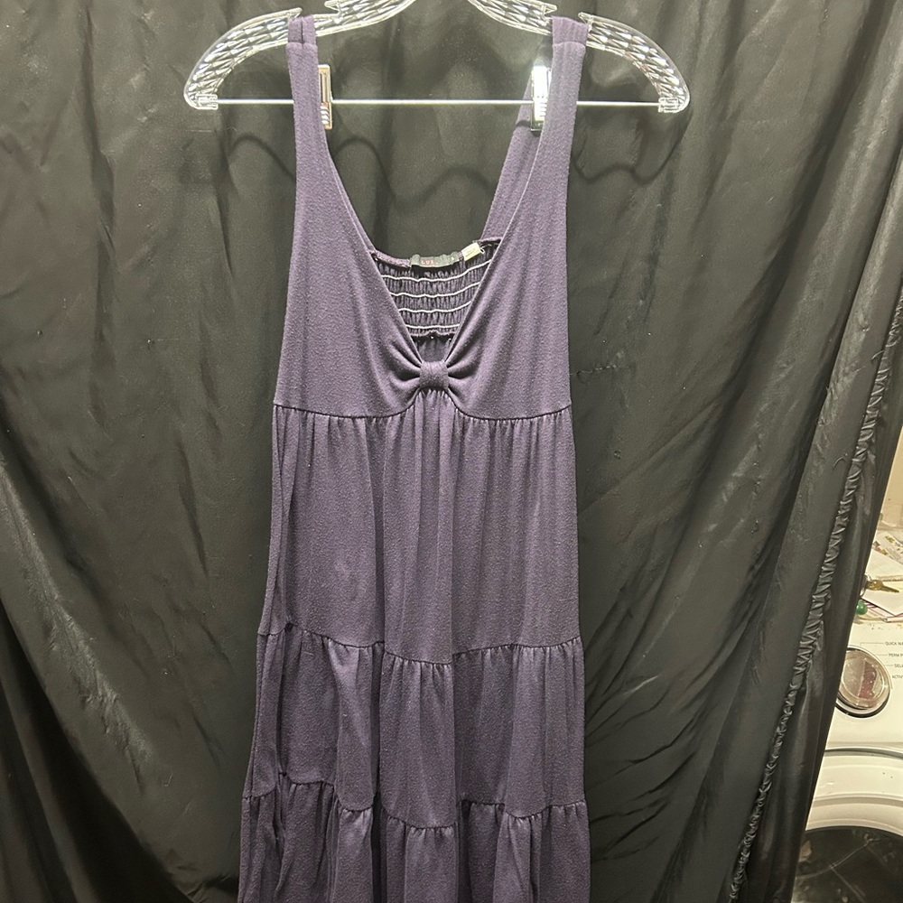 Lux Purple Sleeveless Dress